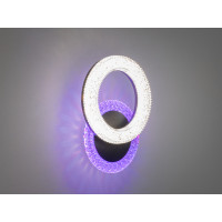 Сучасний світлодіодний світильник з кольоровою підсвіткою, 22W, білий Diasha 2203/1BK