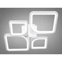 Люстра стельова LED Diasha 8060 біла 60 Вт пульт Diasha 8060/2+2WH