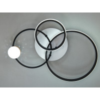 Світлодіодна люстра Diasha MX2987-3SWH+BK