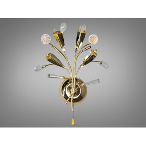 Оригінальне галогенове бра "Квіткові мотиви" Diasha 9466/2AGW