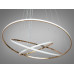 Люстра светодиодная декоративная кольца  Diasha MD9079-3AG-800+600+400 dimmer