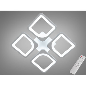 Люстра стельова LED Серія 8060 чорна 60Вт димер Diasha S8060/4WH