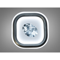 Сучасний світлодіодний світильник, 38 Вт, білий з графітовим Diasha 4406 Сучасний світлодіодний світильник, 38 Вт, білий з графітовим Diasha 4406