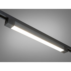 Лінійний світильник для трекової системи чорний 8Вт кут 120 градусів Diasha PPF-JGW-FG-30W-BK