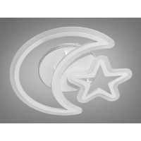 Стельовий світлодіодний смарт світильник з пультом, 56W, білий Diasha 5173WH