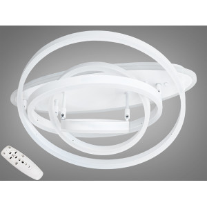 Стельова світлодіодна люстра з димером 135W Diasha 7005/4WHLED3colordimmer