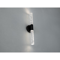 Гармонійне чорне світлодіодне бра, 6 Вт Diasha 9151-BBK