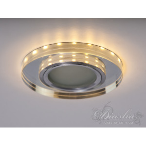 Світильник з вбудованим світлодіодним підсвічуванням Diasha 6013WH