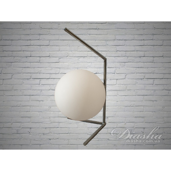 Настольная лампа шар в стиле модерн Diasha T-200 хром