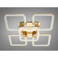 Світлодіодна люстра смарт світильник з пультом dimmer, 115W, хром Diasha 8060/4+1G