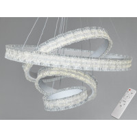 Люстра LED підвісна 140Вт пульт до 25м² Diasha D8748-800+600+400+300WH