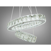 Люстра хрустальная светодиодная овал Linisoln 7242-7A/400+230