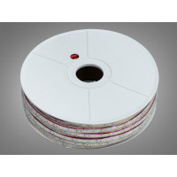 Світлодіодна стрічка 24в, 120 шт/м, герметична, 8мм, теплий Diasha N24-2835-120-WW-68-8