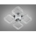 Стельова світлодіодна люстра з пультом, диммером, 50W, хром Diasha S2205/4HRLED3colordimmer