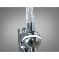 Дизайнерське світлодіодне бра, 8 Вт, хром Diasha F3787HR