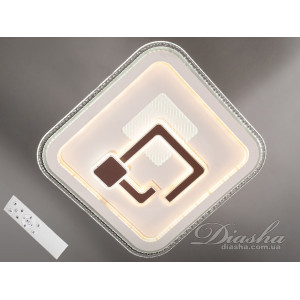 Потолочные светодиодные светильники люстры Diasha MX1700-480x480D WH+CF dimmer