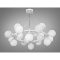 Повітряна підвісна люстра в стилі Loft - "Бульбашки", 20 ламп, біла Diasha LQ7063/20WH