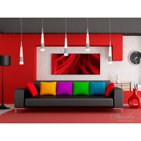 Подвесная LED люстра с пультом Diasha 1007/1WH