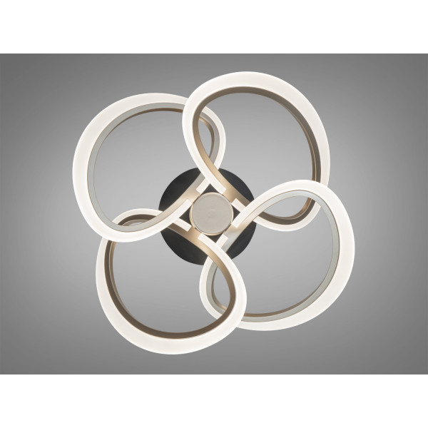 Світлодіодна стельова люстра Diasha WG5144 шампань 60W пульт регулювання 3200-6000K Diasha WG5144/4