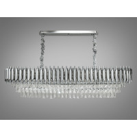 Люстра кришталева сучасна 16 ламп Diasha 9001-1200x350CH+CH