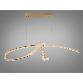 Підвісна люстра Diasha золото кришталь 80 Вт Diasha D8966/1200G