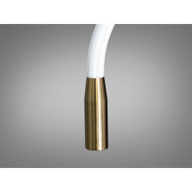 Заглушка металева D22 золота круглого профілю Diasha PLS-D22-END