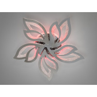 Светодиодная люстра с пультом 80W, хром Diasha 2455/5HRLED3colordimmer