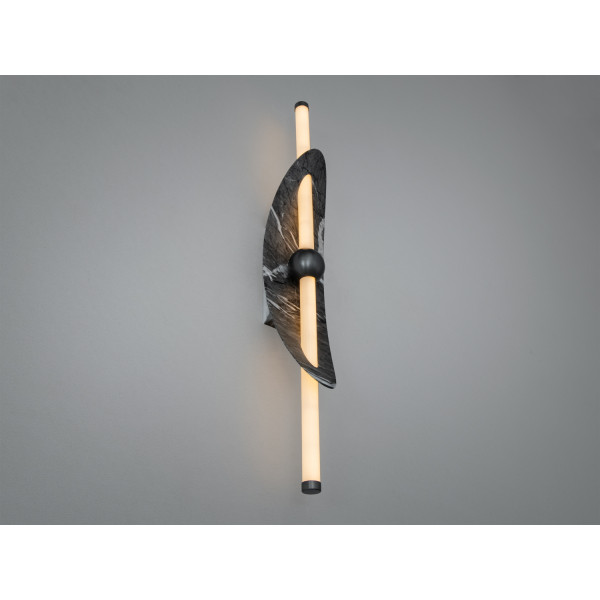 Стильне світлодіодне бра в вітальню, 7 Вт, чорний Diasha B1014BK