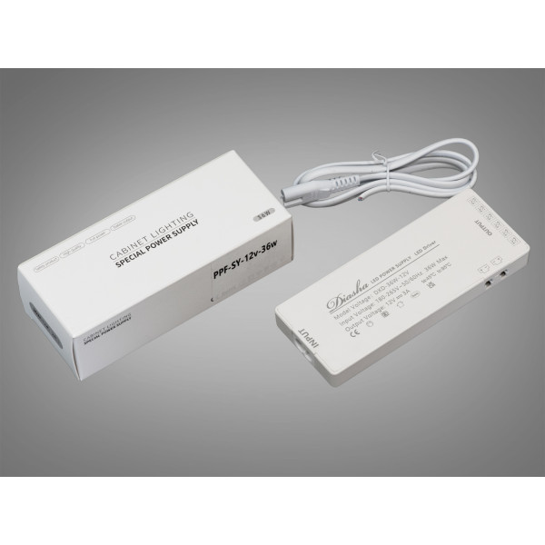 Тонкий керований блок живлення 12В, 36Вт, 3А Diasha PPF-SY-12v-36w