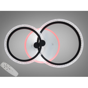 Светодиодная люстра в спальню 55W Diasha A8180/2BKLED3colordimmer