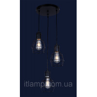 Светильник Лофт Levistella 72080546-3 BK Светильник Лофт Levistella 72080546-3 BK