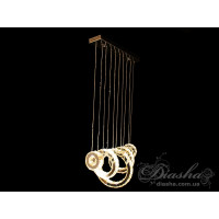 Хрустальная люстра кольца Diasha 721/5 dimmer 