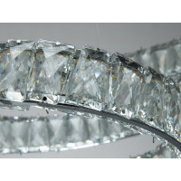 Люстра підвісна LED Diasha хром 92 Вт з пультом Diasha D8876/600CH