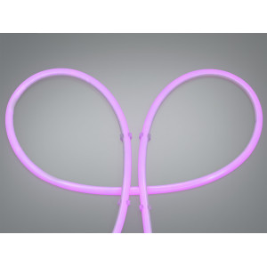LED NEON 24в, герметичний, 11мм, круглий Diasha P220-NEON-R-PINK