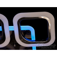 Потолочная светодиодная люстра с пультом квадратной формыDiasha AS8060/4BHR LED 3color dimmer
