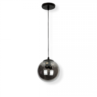 Люстра подвесная шар черный стеклянный Levistella 91631F-1 BK