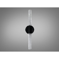 Гармонійне чорне світлодіодне бра, 6 Вт Diasha 9151-BBK