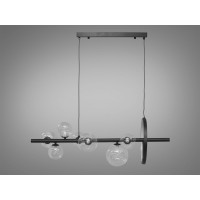 Люстра Loft на 7 ламп Diasha 1947-7BK