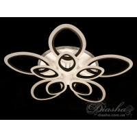 Люстра светодиодная с пультом 165W Diasha A8059/5+5LED3colordimmer