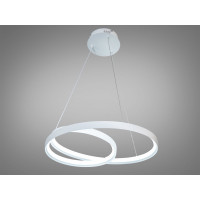 Сучасна світлодіодна чорна люстра підвіс, 72W Diasha 7536/500WH