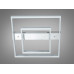 Світлодіодна стельова люстра чорна 120W чотири квадратні плафони Diasha 2547NEWHRdimmer