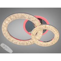 Стельовий світлодіодний смарт світильник з пультом, 42W, хром Diasha 2203/2HRLED3colordimmer