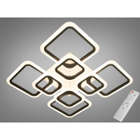 Светодиодные люстры в зал Diasha A8060/4+4BK dimmer-2.4G 