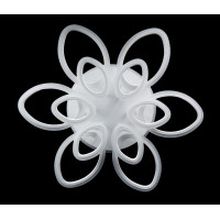 Люстра в зал или спальню светодиодная современная Splendid-Ray 2850186/6+6A LED (WHITE) 