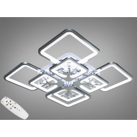Люстры потолочные светодиодные с пультом управления Diasha 8157/4+4HR LED 3color dimmer 
