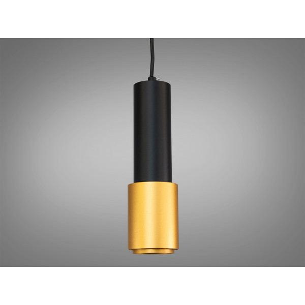 Підвісний світильник чорний GU10 одинарний Diasha QY-H1129B+G-L