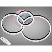 Потолочная светодиодная люстра с пультом Diasha 8174/3BK LED 3color dimmer 