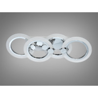 Стельовий світильник Diasha HA8022-2+2HRLED3 хром три LED кільця Diasha HA8022/2+2HRLED3colordimmer