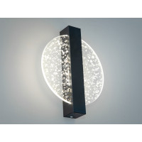 Сучасне світлодіодне бра в зал, 12 Вт, чорний Diasha MX2204-1BK