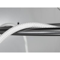 Мінімалістична світлодіодна люстра підвіс Мотузка, 48W, чорний хром Diasha 9752-D800BHR